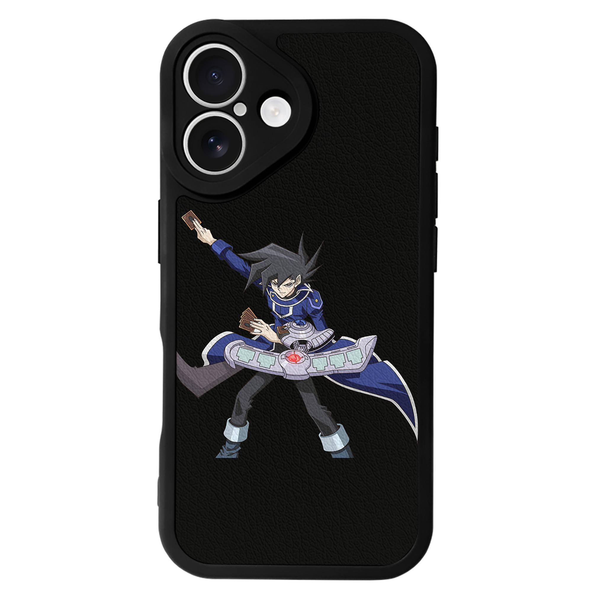 遊☆戯☆王 Yu-Gi-Oh! 【iPhone 16シリーズ対応】シリコンスマホケース（レザー調） 材質：シリコン